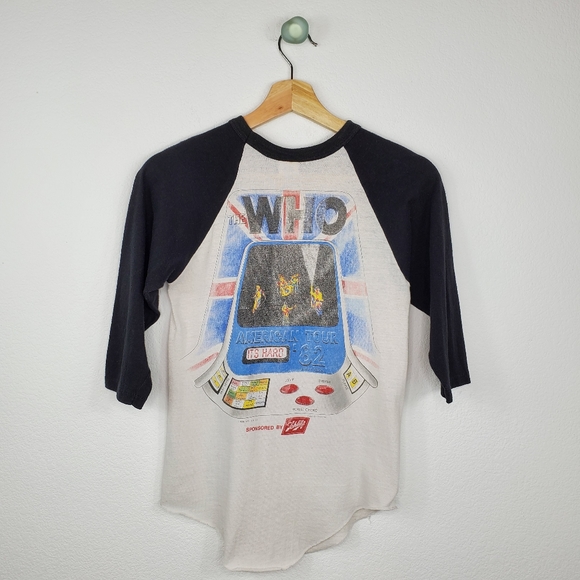 The Who American Tour Raglan Band Shirt '82 - Picture 15 of 16